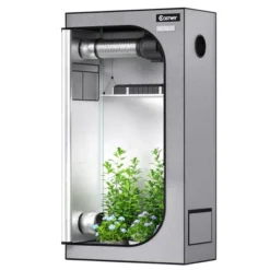 Costway 36''x20''x63'' Mylar Hydroponic Grow Tent W/Observation Window & Floor Tray GrayBlack 19 Costway 36''x20''x63'' Mylar Hydroponic Grow Tent W/Observation Window & Floor Tray GrayBlack -Costway GUEST 8e84d799 598b 422e 95c2 0cf2dc8474b1
