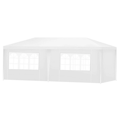 Costway Wedding Tent Canopy Party 10'x20' Heavy Duty Gazebo Cater Event W/Side Walls 9 Costway Wedding Tent Canopy Party 10'x20' Heavy Duty Gazebo Cater Event W/Side Walls - Image 9