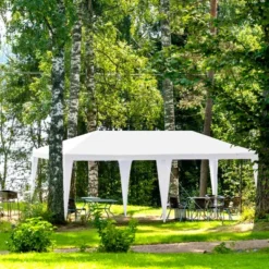 Costway Outdoor 10'x20' Canopy Tent Heavy Duty Wedding Party Sidewalls Window Carry Bag -Costway GUEST 947ef1f5 d370 42d7 86dc fdb7606f8c60