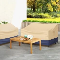 Costway Patio 60''x43'' 2-Seater Bench Loveseat Deep Sofa Cover Waterproof Handle Air Vent 11 Costway Patio 60''x43'' 2-Seater Bench Loveseat Deep Sofa Cover Waterproof Handle Air Vent -Costway GUEST 95d4f207 8476 4a97 b0ae 064dc726b3e0