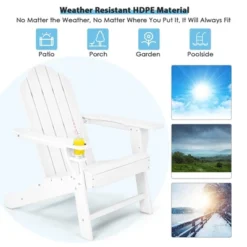 Costway 2PCS Patio Adirondack Chair Side Table Set Weather Resistant Cup Holder 10 Costway 2PCS Patio Adirondack Chair Side Table Set Weather Resistant Cup Holder -Costway GUEST 96aec77a fcb1 4524 a4c8 26555f5412b6