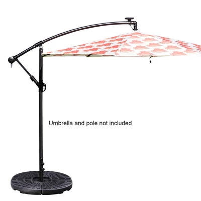 Costway 4 Plate Patio Offset Umbrella Base Stand Weights Sand/Water Filled Base 1 Costway 4 Plate Patio Offset Umbrella Base Stand Weights Sand/Water Filled Base