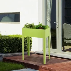 Costway 24'' X12'' Outdoor Elevated Garden Plant Stand Raised Tall Flower Bed Box 14 Costway 24'' X12'' Outdoor Elevated Garden Plant Stand Raised Tall Flower Bed Box -Costway GUEST 9a138a86 f49b 4860 8b95 beba4b7beaca