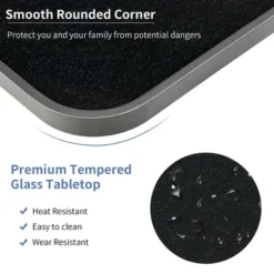 Costway Patio Folding Square Dining Table Aluminum Frame Tempered Glass Top 16 Costway Patio Folding Square Dining Table Aluminum Frame Tempered Glass Top -Costway GUEST 9bb6b1e7 24f1 457d 8b77 a43496fbff0e