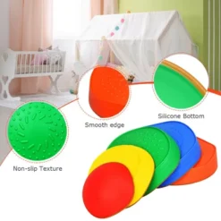 Costway 5pcs Kids Balance Stepping Stones Indoor & Outdoor Coordination & Balance Toy -Costway GUEST a4b15577 f35b 478d b751 3767c1a77de8