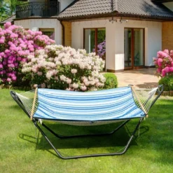 Costway Hammock Stand Heavy Duty Steel Frame Hanging Hooks Indoor Outdoor -Costway GUEST a68d5dff ee2e 4545 af62 4820088718db