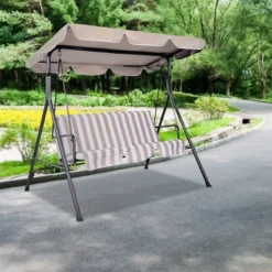 Costway Swing Top Cover Canopy Replacement Porch Patio Outdoor 66''x45'' 75''x52'' 77''x43'' -Costway GUEST a6e28f17 d2fb 413a aae9 5a617416964b