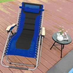 Costway Padded Zero Gravity Lounge Chair Oversize Folding Adjustable -Costway GUEST a87e7be7 db2b 40c2 813a f3a0ba0ff5d0
