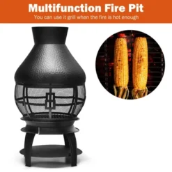Costway Patio Fire Pit Chimenea Fireplace Wood Burning Heater Garden Backyard 14 Costway Patio Fire Pit Chimenea Fireplace Wood Burning Heater Garden Backyard -Costway GUEST a8919177 5126 4e9b 9209 c552cdd69f60