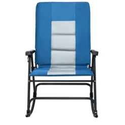 Costway Set Of 2 Padded Folding Rocking Chairs Patio Garden Yard Camping Red/Blue -Costway GUEST a9c9ca0f cf5d 4467 963f 6d8bd6da8414