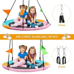 Costway 40'' Flying Saucer Tree Swing Indoor Outdoor Swing Play Set W/Hanging Strap Horse 12 Costway 40'' Flying Saucer Tree Swing Indoor Outdoor Swing Play Set W/Hanging Strap Horse -Costway GUEST ac7885f7 39b5 4b9e 90da b219a9b0f5e8