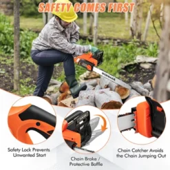 Costway 18 Inch Electric Chain Saw Wood Cutting Corded Chainsaw With Cover & Chain Brake 13 Costway 18 Inch Electric Chain Saw Wood Cutting Corded Chainsaw With Cover & Chain Brake -Costway GUEST ad81f808 538e 4bf4 b647 4851cf2fbe62