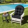 Costway Patio Adirondack Chair Cushion High Back Fade Resistant 5'' Seat Pad Outdoor