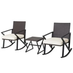 Costway 3PCS Patio Rattan Wicker Rocking Chairs Table Bistro Set Cushioned Rocker Garden 17 Costway 3PCS Patio Rattan Wicker Rocking Chairs Table Bistro Set Cushioned Rocker Garden -Costway GUEST aee67711 4d62 4716 8d23 a9a878fef61b