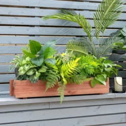 28/36/40 Inch Wooden Flower Planter Box Garden Yard Decorative Window Box Rectangular -Costway GUEST af6a27e0 04e8 4d1b bd42 924a94026972