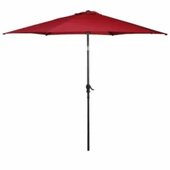 Costway 10FT Patio Umbrella 6 Ribs Market Steel Tilt W/ Crank Outdoor Garden Burgundy 16 Costway 10FT Patio Umbrella 6 Ribs Market Steel Tilt W/ Crank Outdoor Garden Burgundy -Costway GUEST afeb44e1 cbe2 4fd6 bf59 0941eba7b57c