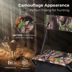 Costway Folding Hunting Chair Foldable Portable Fishing Stool With Storage Pocket -Costway GUEST b1862bf0 4069 4f16 9333 7d5c358bb7c1