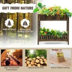 Costway 2-Tier Wood Raised Garden Bed Elevated Planter Box For Vegetable, Fruit, Herb 15 Costway 2-Tier Wood Raised Garden Bed Elevated Planter Box For Vegetable, Fruit, Herb -Costway GUEST b1b2993a a840 4116 be3d 9f58a9abf061