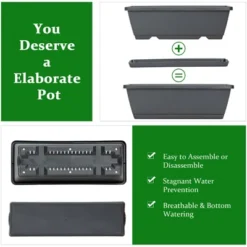 Costway 4 FT Vertical Raised Garden Bed 5-Tier Planter Box For Patio Balcony Flower Herb 14 Costway 4 FT Vertical Raised Garden Bed 5-Tier Planter Box For Patio Balcony Flower Herb -Costway GUEST b4b33272 e6d1 4e2b a718 82ec4b5bbd54