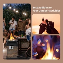 Costway Patio Propane Burning Fire Bowl Column W/ Cover 40,000 BTU & Lava Rocks 11 Costway Patio Propane Burning Fire Bowl Column W/ Cover 40,000 BTU & Lava Rocks -Costway GUEST b6b89001 ed7d 4931 895d 07ae4b3edd42