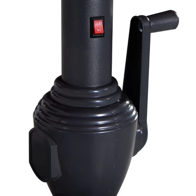 Costway 9FT Patio Solar Umbrella LED Patio Market Steel Tilt W/ Crank Outdoor 8 Costway 9FT Patio Solar Umbrella LED Patio Market Steel Tilt W/ Crank Outdoor - Image 8