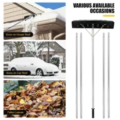 Costway 20 FT Aluminum Snow Roof Rake Adjustable Sectional Snow Removal Tool 12 Costway 20 FT Aluminum Snow Roof Rake Adjustable Sectional Snow Removal Tool -Costway GUEST b8be940d d427 4ae4 8bf9 935a0c2dce36