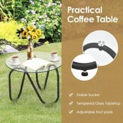 Costway 3PCS Patio Rattan Furniture Set Conversational Sofa Coffee Table Garden 12 Costway 3PCS Patio Rattan Furniture Set Conversational Sofa Coffee Table Garden -Costway GUEST b9bf070f 3183 4091 952b 8c0597000acb