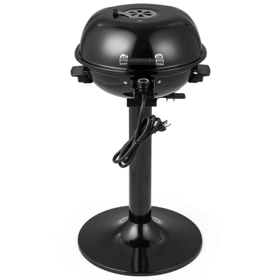 Costway 1600W Electric BBQ Grill With Warming Rack, Temperature Control & Grease Collector 9 Costway 1600W Electric BBQ Grill With Warming Rack, Temperature Control & Grease Collector - Image 9