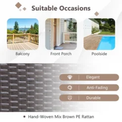 Costway 3PCS Patio Rattan Wicker Rocking Chairs Table Bistro Set Cushioned Rocker Garden 14 Costway 3PCS Patio Rattan Wicker Rocking Chairs Table Bistro Set Cushioned Rocker Garden -Costway GUEST bdc8abb8 844e 4ed8 950b 31d4ce754106