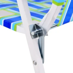 Costway 6pcs Folding Beach Chair Camping Lawn Webbing Chair Lightweight 1 Position Blue -Costway GUEST c01bea14 5179 47dd ae2d 60337afa47d6