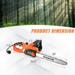Costway 18 Inch Electric Chain Saw Wood Cutting Corded Chainsaw With Cover & Chain Brake 12 Costway 18 Inch Electric Chain Saw Wood Cutting Corded Chainsaw With Cover & Chain Brake -Costway GUEST c216550d b5f2 4d33 b4a2 95c8d71c129d