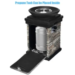 Costway Patio Propane Burning Fire Bowl Column W/ Lava Rocks & Cover 40,000 BTU 13 Costway Patio Propane Burning Fire Bowl Column W/ Lava Rocks & Cover 40,000 BTU -Costway GUEST c252c5af 4e78 43dd 8678 1c89c3f9384a