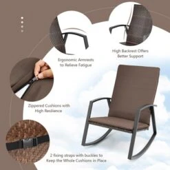 Costway 3PCS Patio Rattan Rocking Chair Table Furniture Set Yard Cushion 14 Costway 3PCS Patio Rattan Rocking Chair Table Furniture Set Yard Cushion -Costway GUEST c4a2c264 f04d 42d1 a9ab ba8b47fff4bd