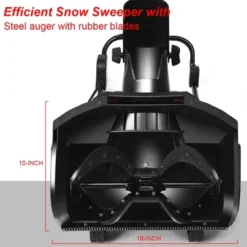 15Amp Corded Snow Blower W/ 180°Chute Rotation & 2 Transport Wheels RedBlue -Costway GUEST c4e20724 7296 433e 9a94 6ad18c3b1286