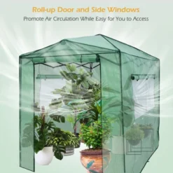 Costway 6'x 8' Portable Walk-in Greenhouse Pop-up Folding Plant Gardening W/Window 13 Costway 6'x 8' Portable Walk-in Greenhouse Pop-up Folding Plant Gardening W/Window -Costway GUEST c5f4a2ef 0d0a 45aa a032 6941a39989c9