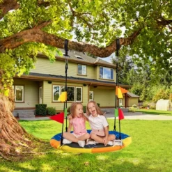 Costway 40'' Flying Saucer Tree Swing Indoor Outdoor Swing W/Hanging Straps Monkey 11 Costway 40'' Flying Saucer Tree Swing Indoor Outdoor Swing W/Hanging Straps Monkey -Costway GUEST c64059c3 7c33 4600 a7e8 4e26cd3e34e0
