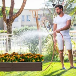 Costway Raised Garden Bed Set For Vegetable Flower Gardening Planter Brown -Costway GUEST d0478284 be29 483a b9d6 48f6695ceb41