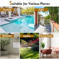 Costway 5 PCS Patio Rattan Furniture Set Wood Top Table Cushioned Chairs Garden Yard Deck 12 Costway 5 PCS Patio Rattan Furniture Set Wood Top Table Cushioned Chairs Garden Yard Deck -Costway GUEST d2bfda31 c4c6 4f9e 9787 60ac6a7395c5