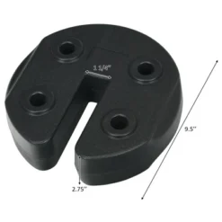 Costway 4/6/8PCS Weight Plates Patio Canopy Tent Gazebo Shade Umbrella Water Filled 20/30/40LBS