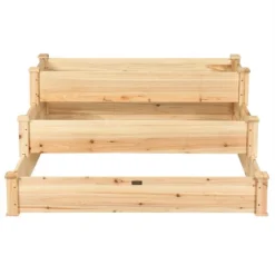 Costway 3 Tier Wooden Raised Vegetable Garden Bed Elevated Planter Kit Outdoor Gardening 17 Costway 3 Tier Wooden Raised Vegetable Garden Bed Elevated Planter Kit Outdoor Gardening -Costway GUEST d4b5f996 b8f9 4ce2 b36c 3e3168c75a4e 1
