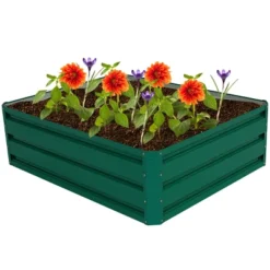 Costway 40x32 Inch Patio Raised Garden Bed Vegetable Flower Plant Dark Green New -Costway GUEST d4e6dc74 86b2 4a47 b562 3ad0c8e55c3c