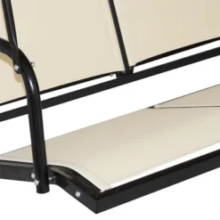 Costway 3 Person Outdoor Patio Swing Canopy Awning Yard Furniture Hammock Steel Beige 7 Costway 3 Person Outdoor Patio Swing Canopy Awning Yard Furniture Hammock Steel Beige -Costway GUEST d5029577 8618 4666 bd1f 092a46bbf06c