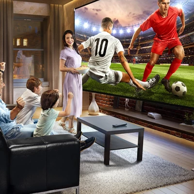 Costway 120'' Projector Screen W/ Stand 16:9 HD 4K Indoor Outdoor Projection Movie Screen 2 Costway 120'' Projector Screen W/ Stand 16:9 HD 4K Indoor Outdoor Projection Movie Screen - Image 2