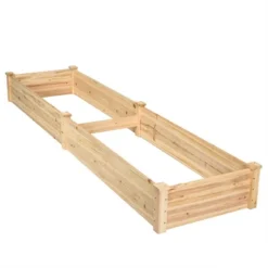 Costway Wooden Vegetable Raised Garden Bed Backyard Patio Grow Flowers Planter -Costway GUEST d7066169 94eb 4d2f b396 b4f668aff789