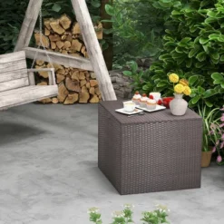 Costway 72 Gallon Patio Rattan Wicker Storage Deck Box Container With Liner Garden 11 Costway 72 Gallon Patio Rattan Wicker Storage Deck Box Container With Liner Garden -Costway GUEST d825418d 2891 43c0 ac26 3b271ac2e6fe