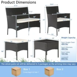 Costway 7pcs Patio Rattan Sofa Furniture Set Table Ottoman Metal Cushioned Outdoor Pool -Costway GUEST d9bff26b 59d2 4dcb accc c56e60a0e7e9