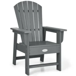 Patio Kids' Adirondack Chair Seat Weather Resistant For Ages 3-8 YellowBlueGreenGreyRedTurquoiseWhite 21 Patio Kids' Adirondack Chair Seat Weather Resistant For Ages 3-8 YellowBlueGreenGreyRedTurquoiseWhite -Costway GUEST dcee4ae0 0153 44c4 995a cc6eb3c310b9