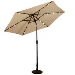 Costway 9FT Patio Solar Umbrella LED Patio Market Steel Tilt W/ Crank Outdoor 12 Costway 9FT Patio Solar Umbrella LED Patio Market Steel Tilt W/ Crank Outdoor -Costway GUEST dd33a30d e158 496c acc7 e36a3e718b46