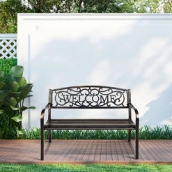 Costway Garden Bench Outdoor Furniture Porch Path Loveseat Chair 12 Costway Garden Bench Outdoor Furniture Porch Path Loveseat Chair -Costway GUEST dd466149 0583 4889 bd46 da4da01c0158