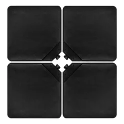 Costway Patio 4pcs 13L Cantilever Offset Umbrella Base Heavy Duty Outdoor Square Black 17 Costway Patio 4pcs 13L Cantilever Offset Umbrella Base Heavy Duty Outdoor Square Black -Costway GUEST de23a26f 50f8 48d4 9dea 2891809798f4
